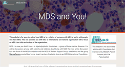 Desktop Screenshot of mds-and-you.info